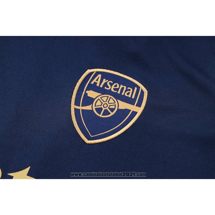 Fato de Treino Arsenal Manga Curta 2023-2024 Azul - Calcas Curta